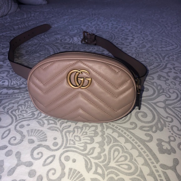 Gucci belt bag in dusty pink - Picture 6 of 8